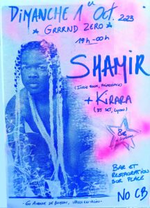 Affiche du concert Shamir + Kirara