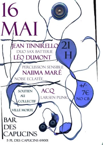 affiche du concert du 16 Mai